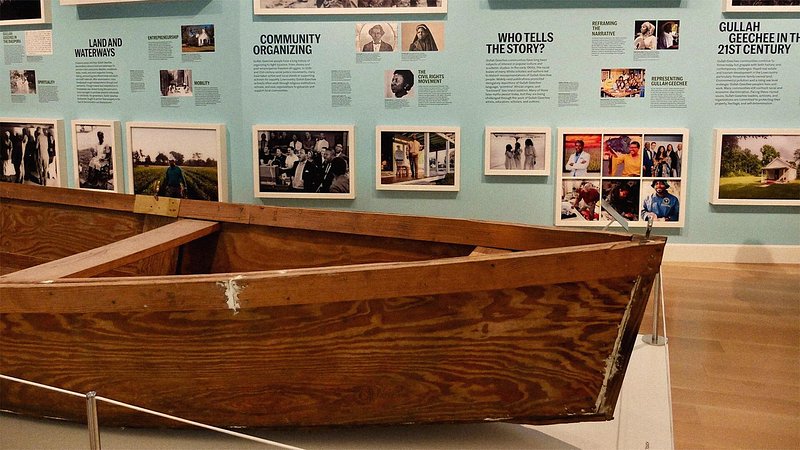 Exhibit at the International African American Museum, in Charleston