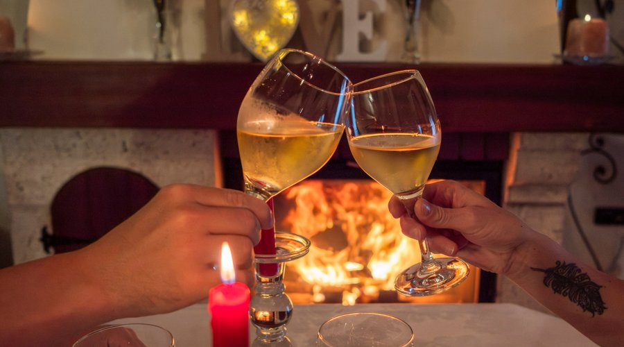 Cena romántica en Suite "Picafollas"