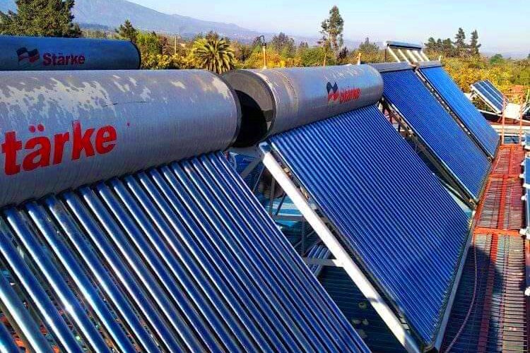 Hotel Go-Go SPA. Olmué - Techo. Termos Solares para calentar Agua.