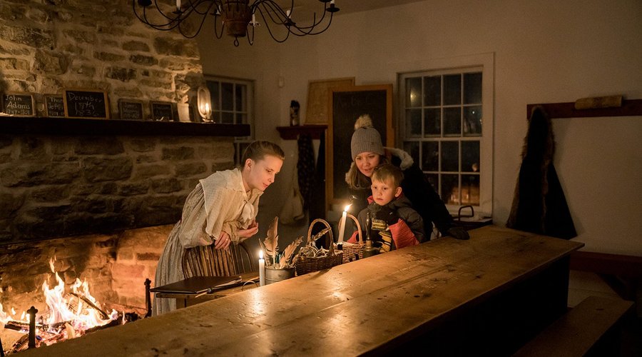 "A Fort Howard Christmas" in December is a unique time to see the park by candlelight! 