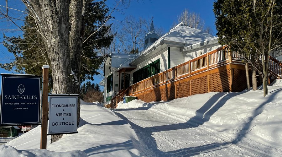 Papeterie Saint-Gilles, hiver, janvier 2024