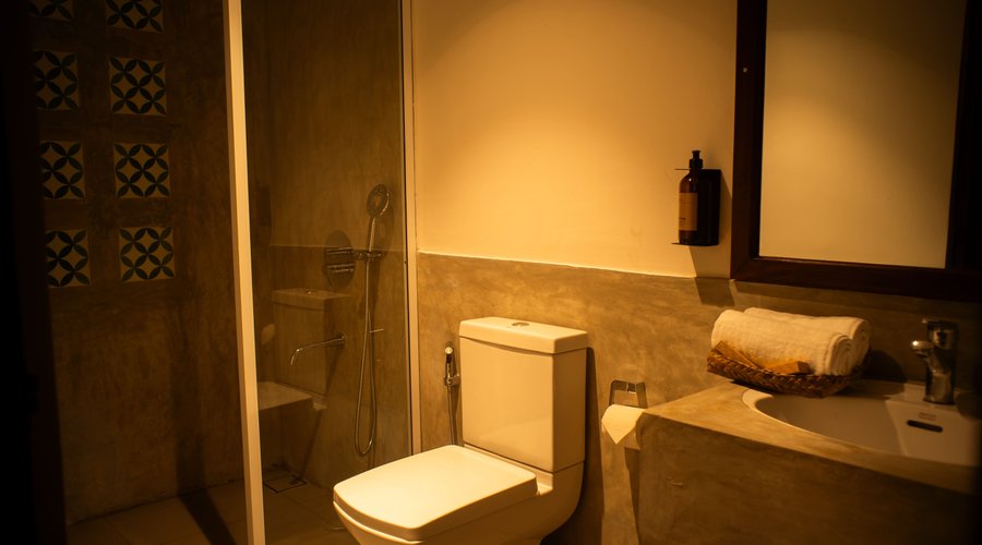 Toilet amenities and Bathroom