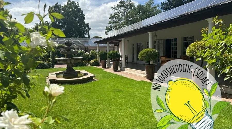 Solar power onsite means no loadshedding!