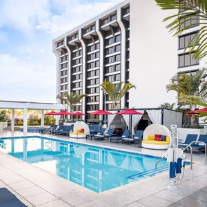 Pixar Place Hotel at Disneyland Resort Pixel Pool cabanas