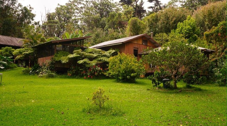 A peaceful mountain sanctuary tucked up on the slopes of Mauna Kea.
