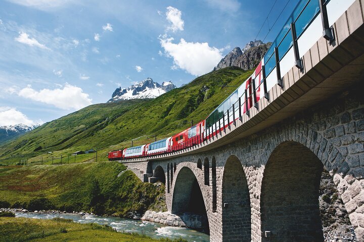 2024 Bernina Express Scenic Train Journey from Chur