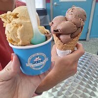 Freshly made cones or cups available.