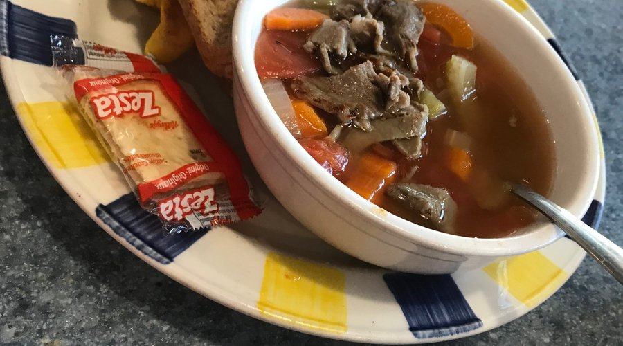 Daily Soup special !  Soup & Sandwich -posted price. Changes depending on Sandwich.