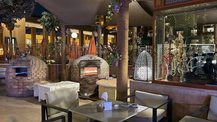 Inside the hotel