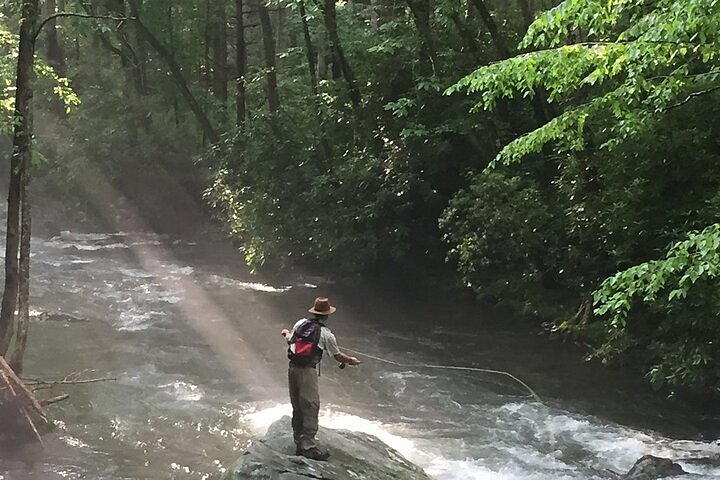 Smokies Backcountry Trip, Guided Fly Fishing and Camping Smoky Mtns