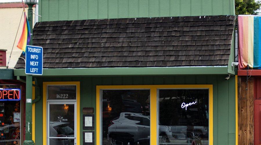 We are located on Guerneville's main downtown street, between the 5&10 and the Rainbow Cattle Company.