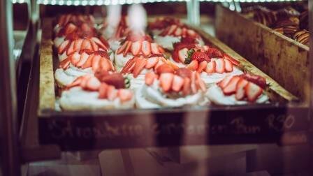 Delicious food and desserts available