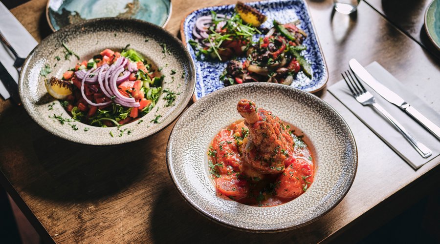 Delightful plates.