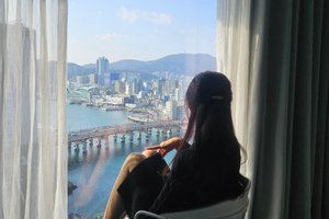 旅行者の写真