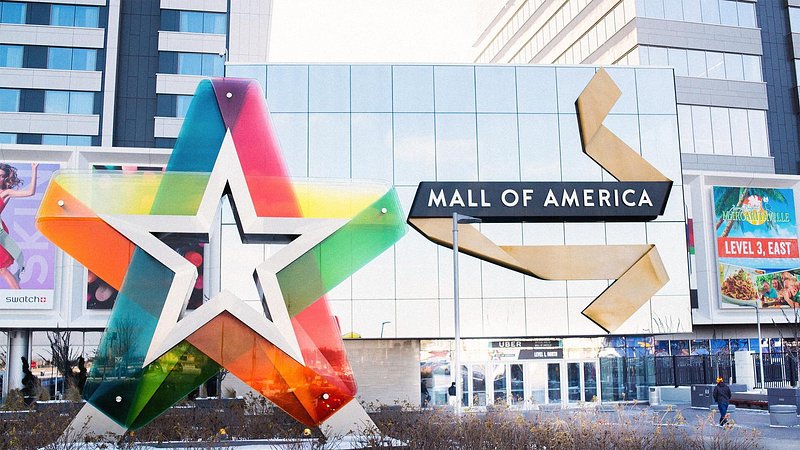 Exterior of the Mall of America, in Bloomington, Minnesota 