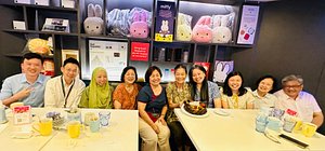 We celebrated the 70th birthday of our colleague and the Chocolate cake from Tiffany’s is really nice and rich ! 
The variety and quality of the buffet is good as well which is why Tiffany’s has became our annual CNY celebration venue for the past 10 years.