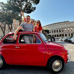 Rome: Full-Day Classic Fiat 500 Rental