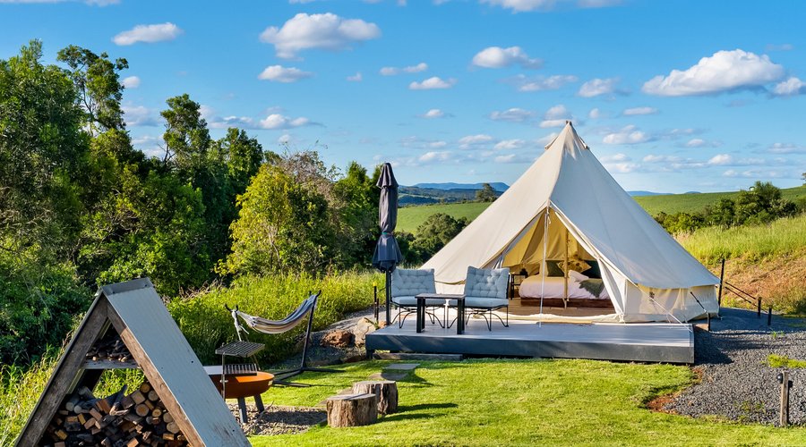 Green Grocer Bell Tent