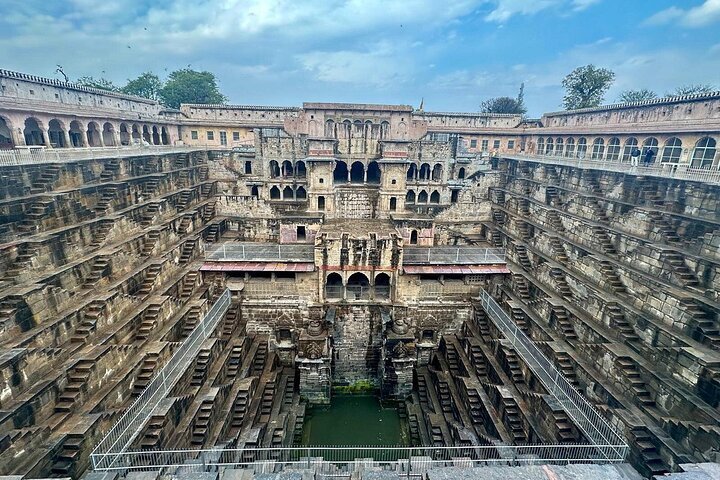 2024 Private Day Trip to Abhaneri Chand Baori Stepwell from Jaipur