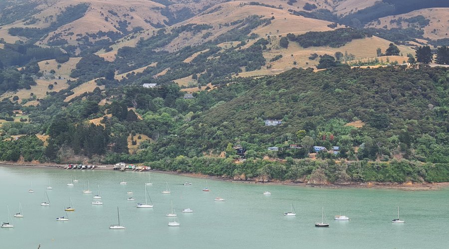 One of the views of the serene bays from the top.
