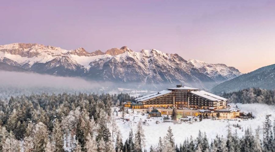 Winter view Interalpen Hotel Tyrol
