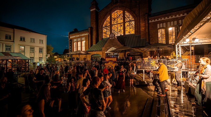Concerts in the summer season.