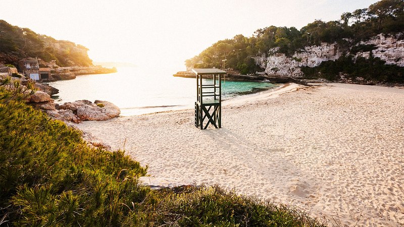 Sunrise at Cala Llombards, Santanyi, Mallorca