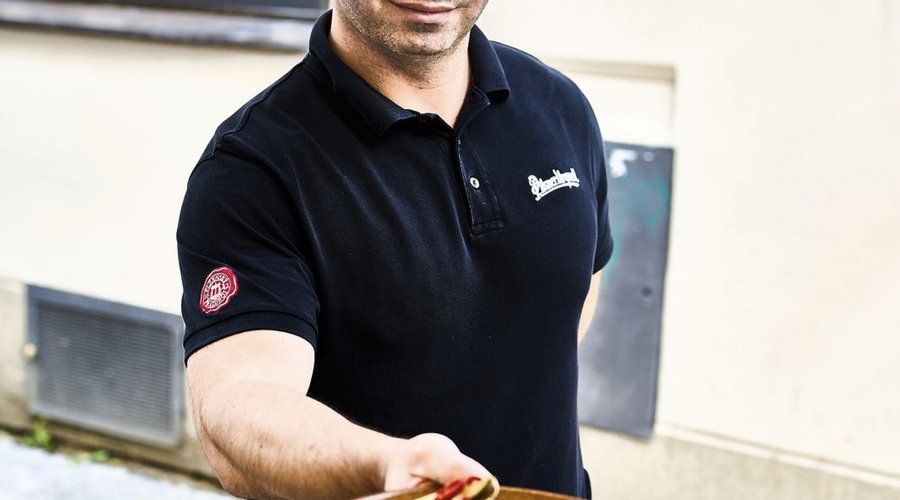 Our waiter Petr