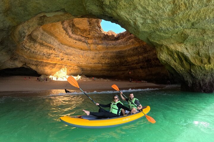 2024 Small Group Kayak Experience In Benagil Cave with 4k Photos