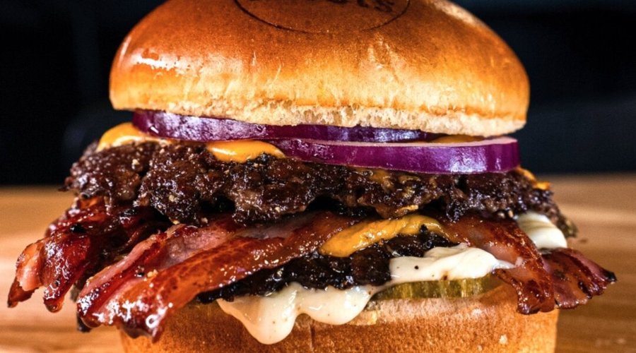 Double smash with bacon