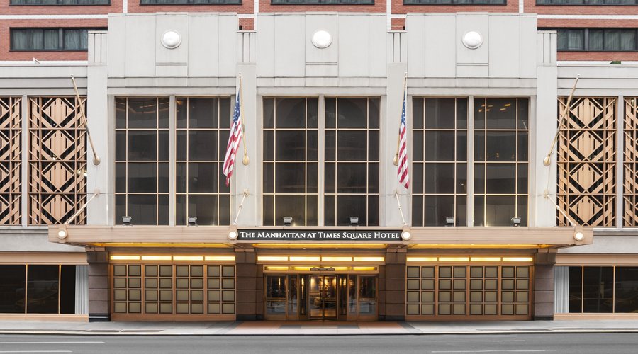 Front entrance of the hotel on 7th Avenue