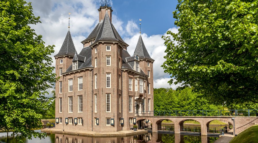 The castle 'Kasteel Heemstede' in Houten, Utrecht.