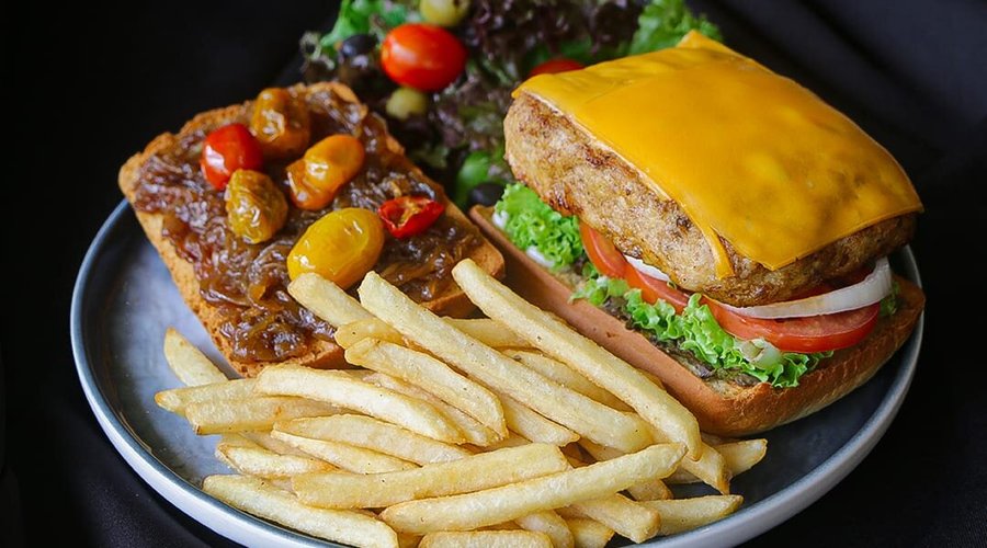 Chicken Burger on Ciabatta