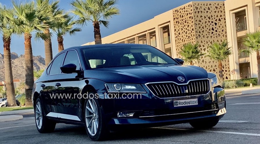 Rodostaxi spacious taxis! Skoda Superb!