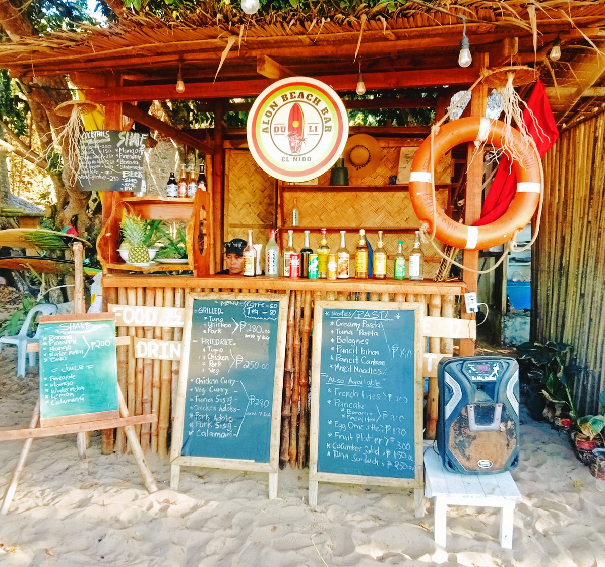 Alon Duli Beach Bar And Restaurant El Nido Restaurant Reviews