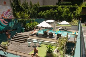 Piscina y playa