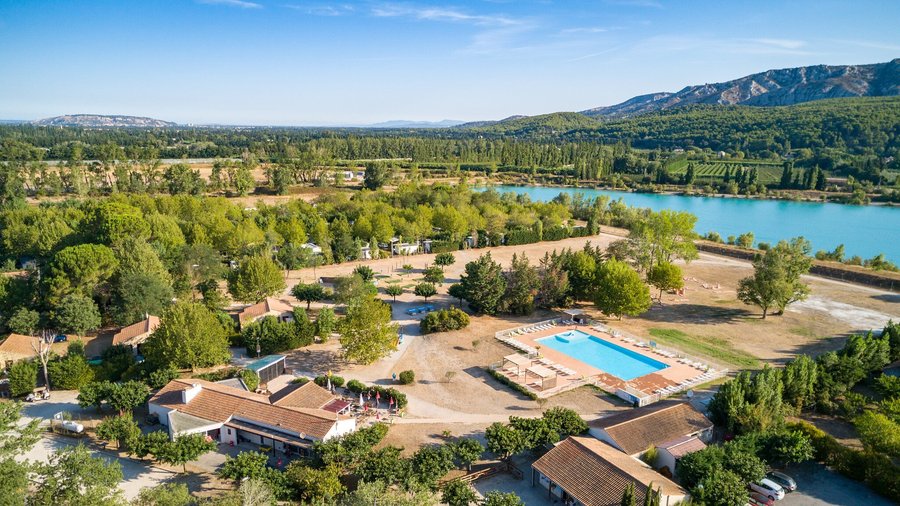 Vue aérienne camping