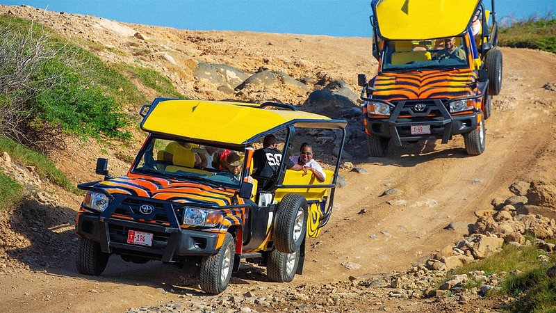 ATV at Arikok National Park, with ABC Tours Aruba
