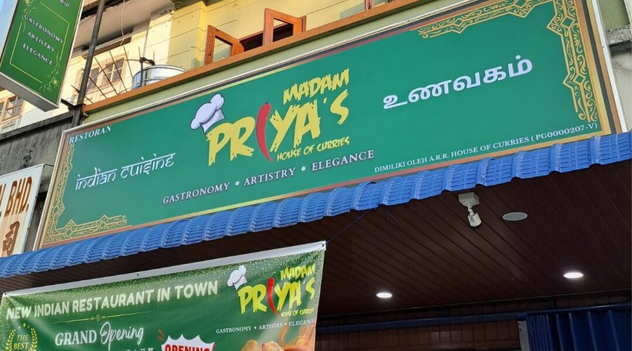 New gastronomic Indian Restaurant at Beach Street, Penang
