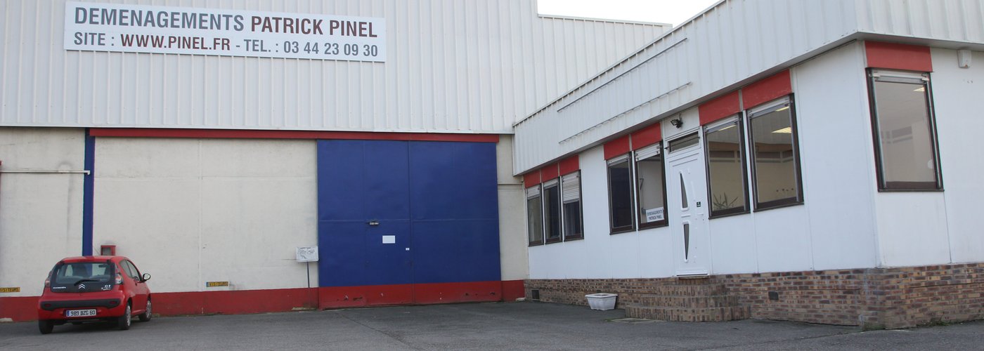 bureau d'accueil et garde meubles des déménagements PINEL à Compiègne dans l'oise