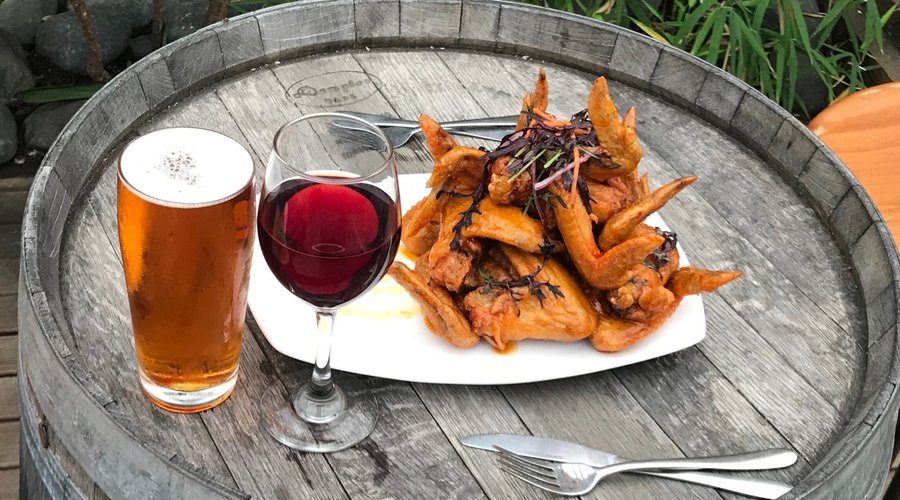 Wings and drinks