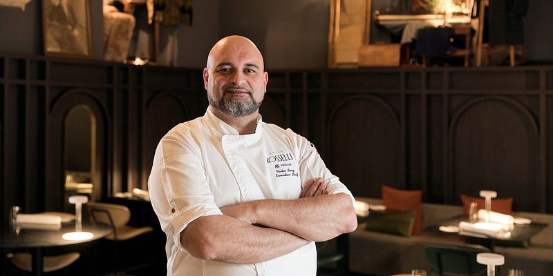 Executive chef Victor Borh pictured in the main dining room of Under Grain