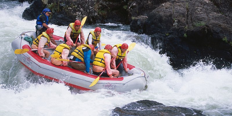 Whitewater rafting on Tully River