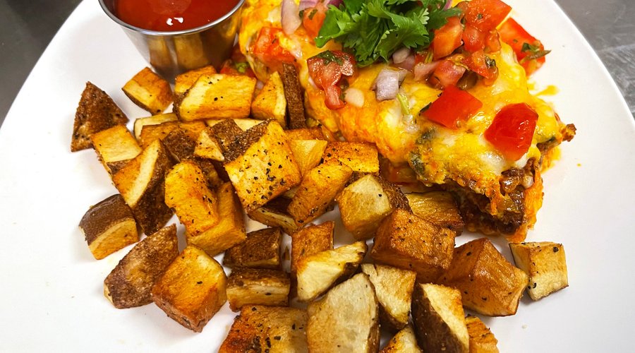 Brunch Menu Item. Served on Saturdays and Sundays from 11AM-2PM.