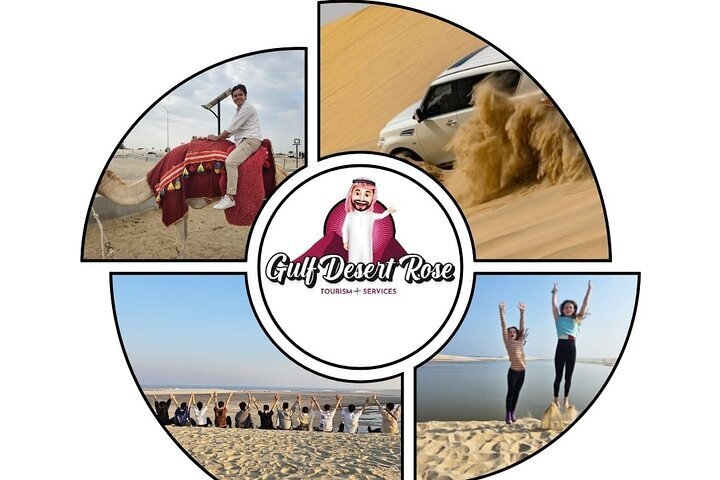 2024 Doha Half Day Desert Safari Dune Bashing Camel Ride Sandboarding