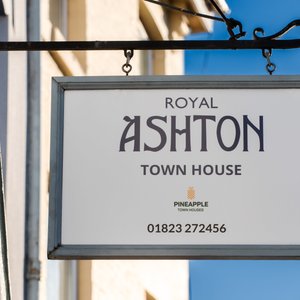 Outside flag sign 