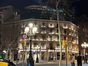Front of Hotel Condes from across the street