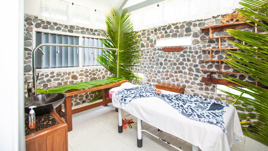 Our serene massage hut.