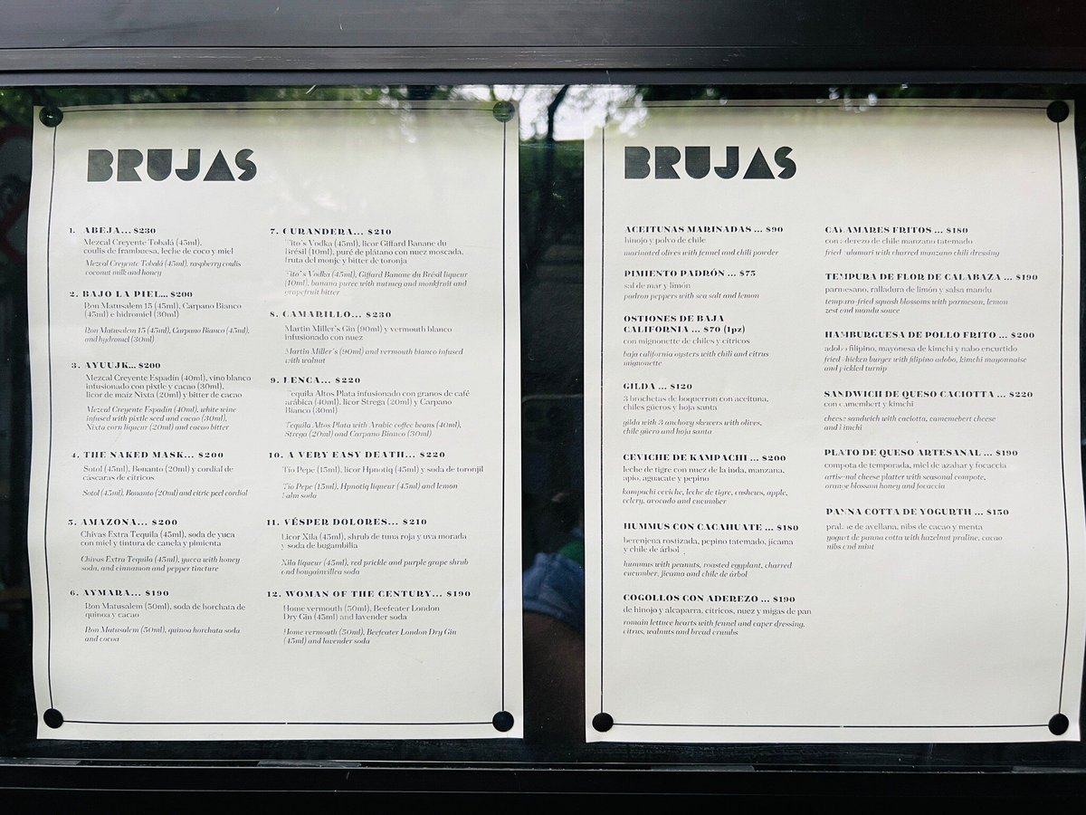 BAR LAS BRUJAS, Mexico City - Restaurant Reviews, Photos & Reservations -  Tripadvisor