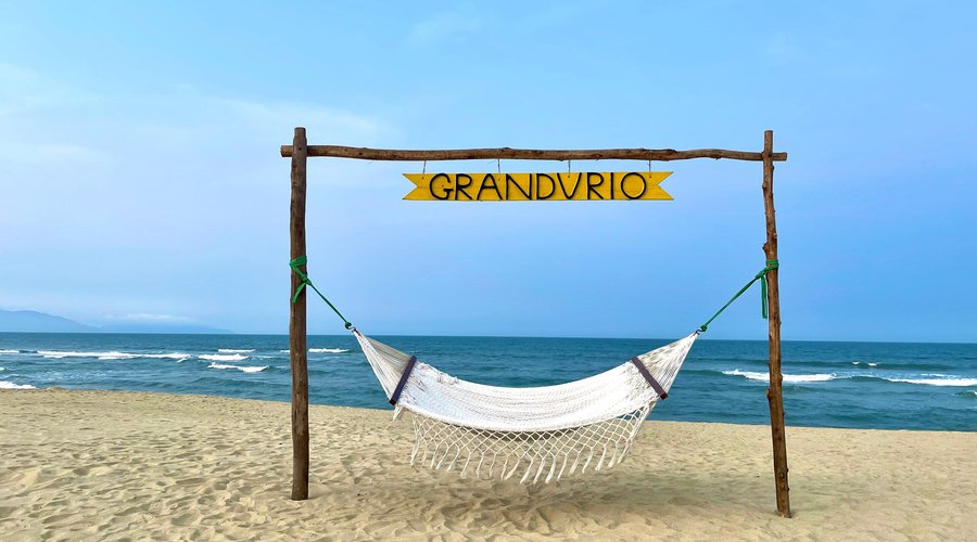 Private beach
